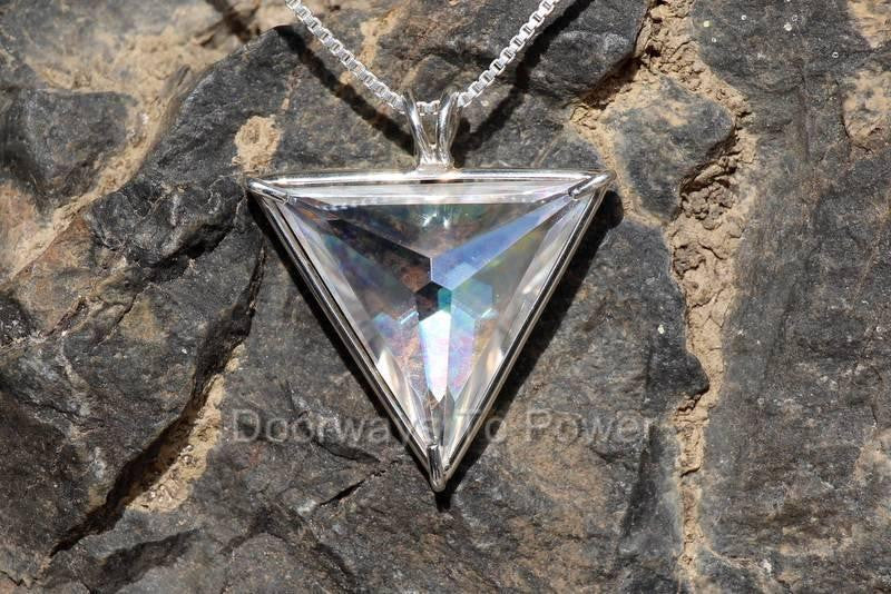 Angel Aura Angelic Star Crystal Pendant .925 SS