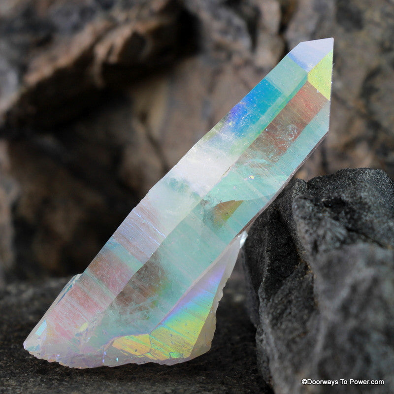 Angel Aura Lemurian Seed Channeling Record Keeper Crystal AAQC-12