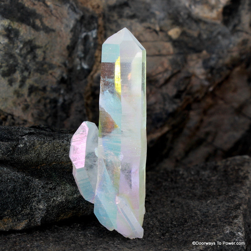 Angel Aura Lemurian Seed Channeling Record Keeper Crystal AAQC-12