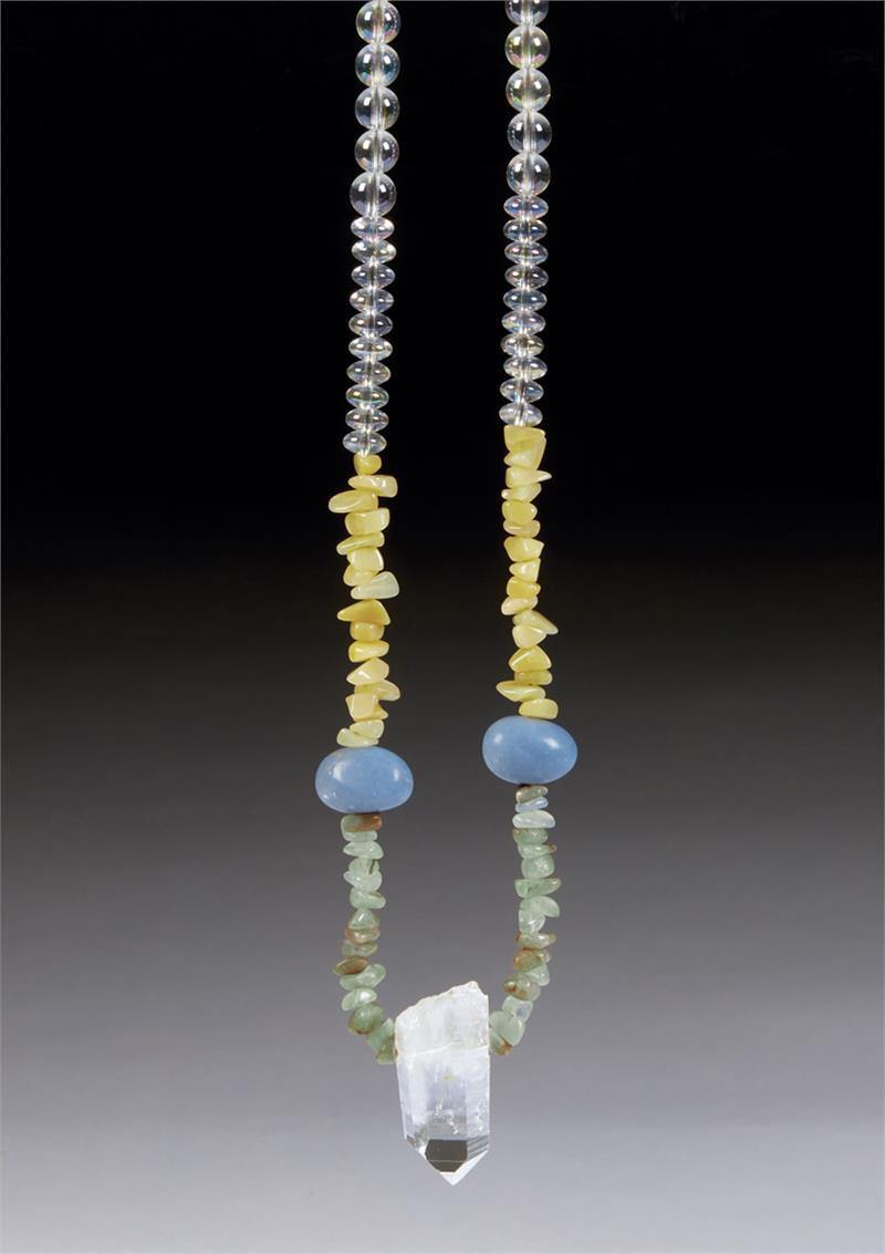 Lemurian Crystal Necklace 
