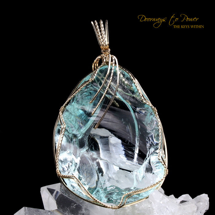 Aqua Serenity Andara Pendant 14k