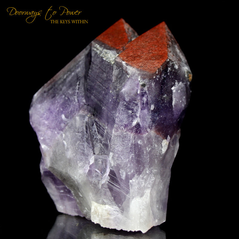 Auralite 23 Record Keeper Twin Crystal Azozeo Activated 'Wisdom Keeper'