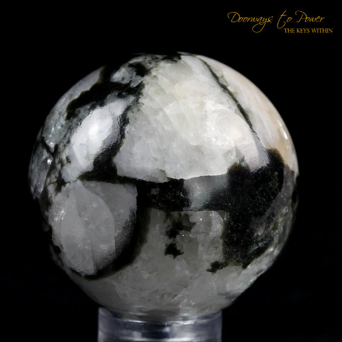 Azozeo Activated Phenacite Crystal Sphere 'Ultra Rare'