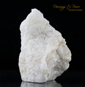 White Azeztulite Crystal Altar Stone Azozeo Activated