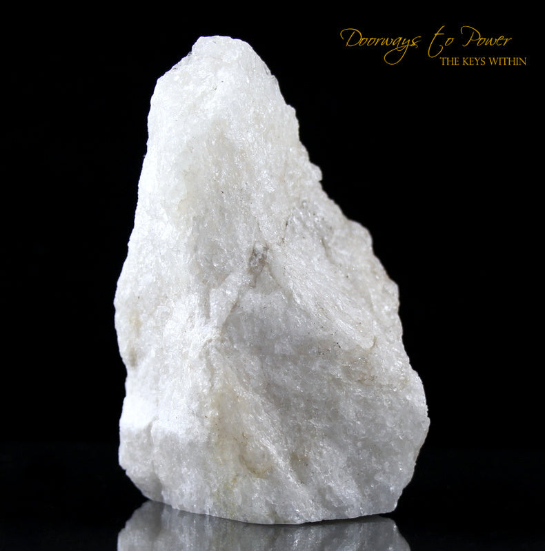 White Azeztulite Crystal Altar Stone Azozeo Activated