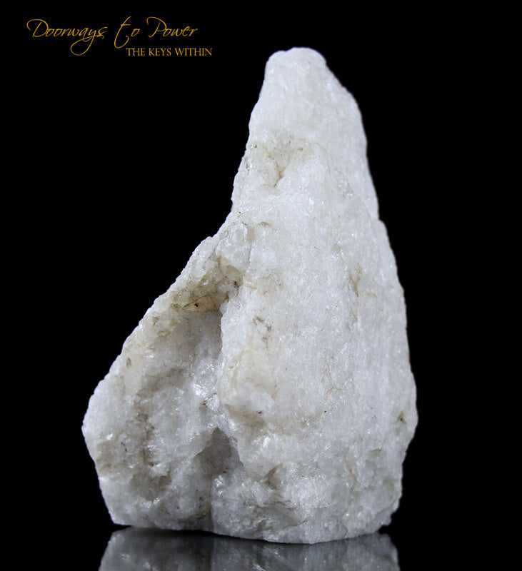 White Azeztulite Crystal Altar Stone Azozeo Activated