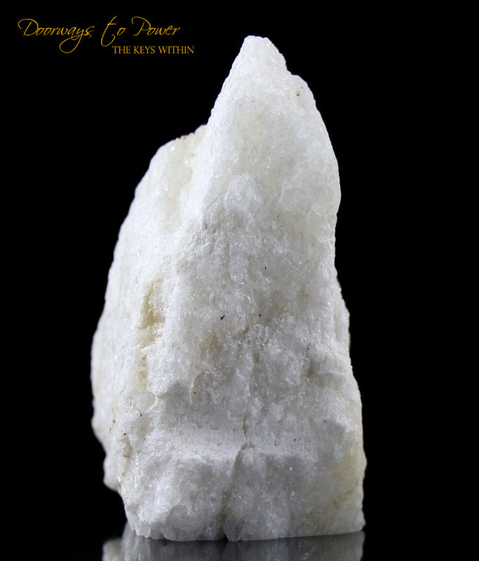 White Azeztulite Crystal Altar Stone Azozeo Activated