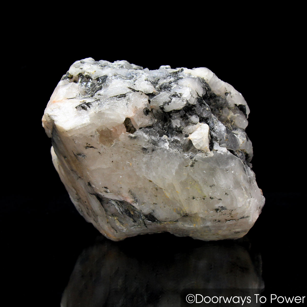 Azozeo Phenacite Synergy 12 Crystal with Black Tourmaline