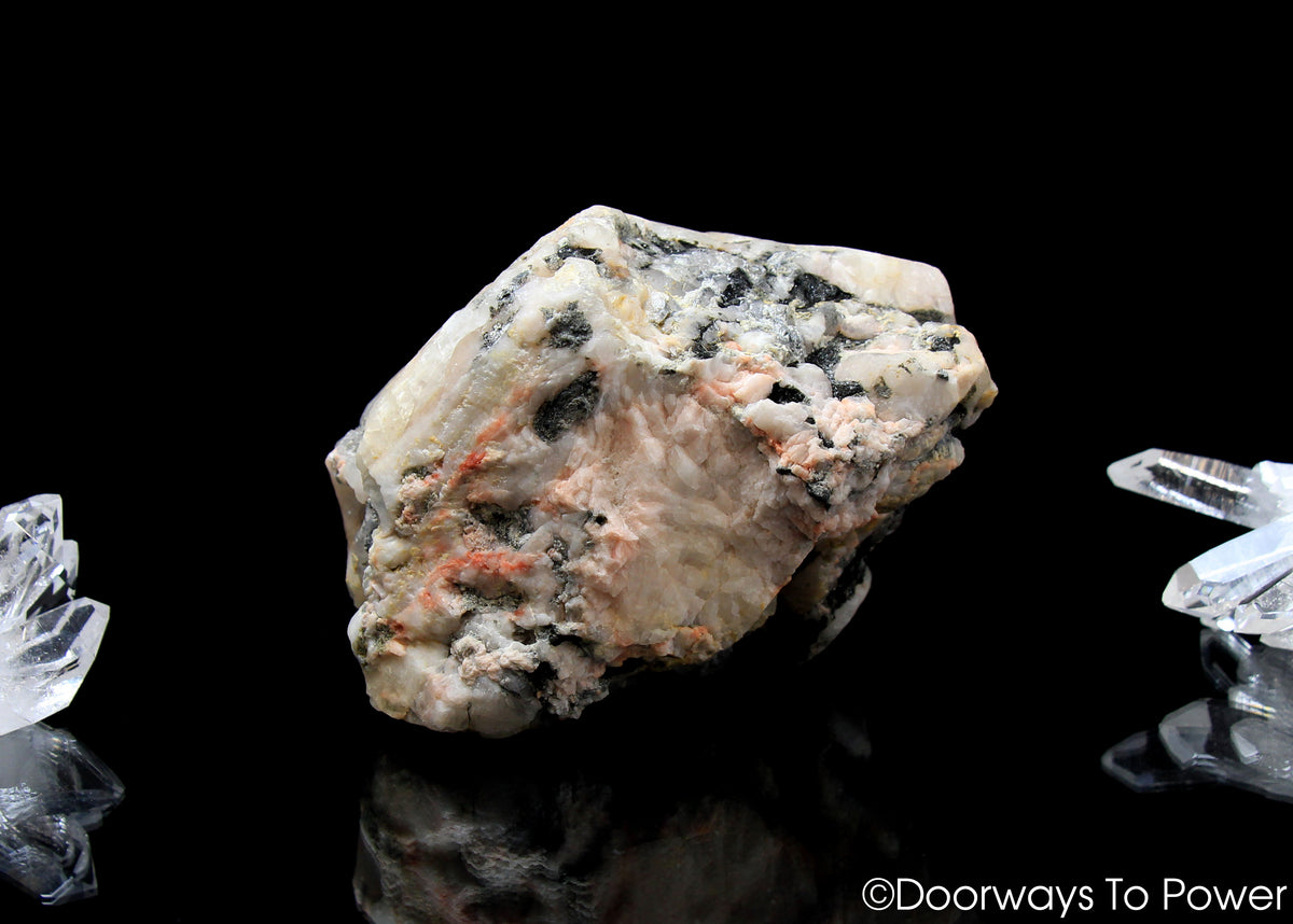 Azozeo Phenacite Synergy 12 Crystal with Black Tourmaline
