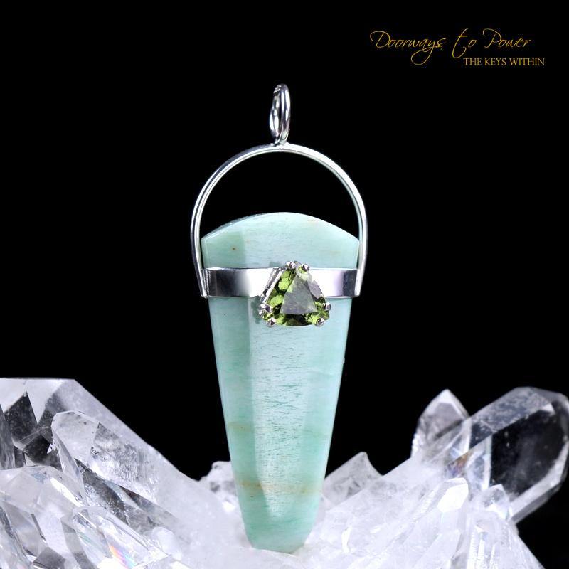 Azumar Moldavite Crystal Pendant 'Samadhi'