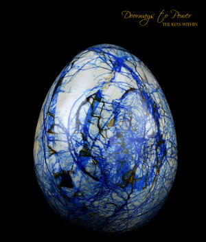 Azurite Cosmic Egg Crystal 'Bird of Light'