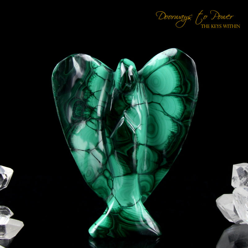 Malachite Angel Crystal