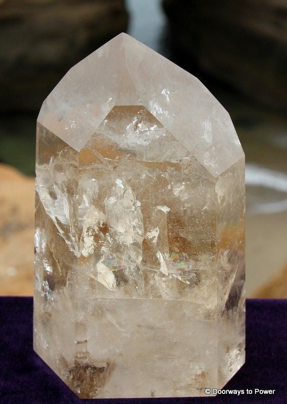 John of God Citrine Quartz Altar Stone