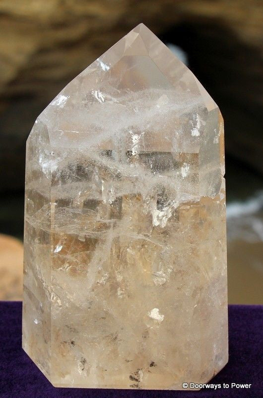John of God Citrine Quartz Altar Stone