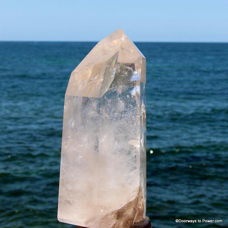 8" John of God Quartz Casa Energy Channeling Crystal Point 5.5 lbs CAQ-62