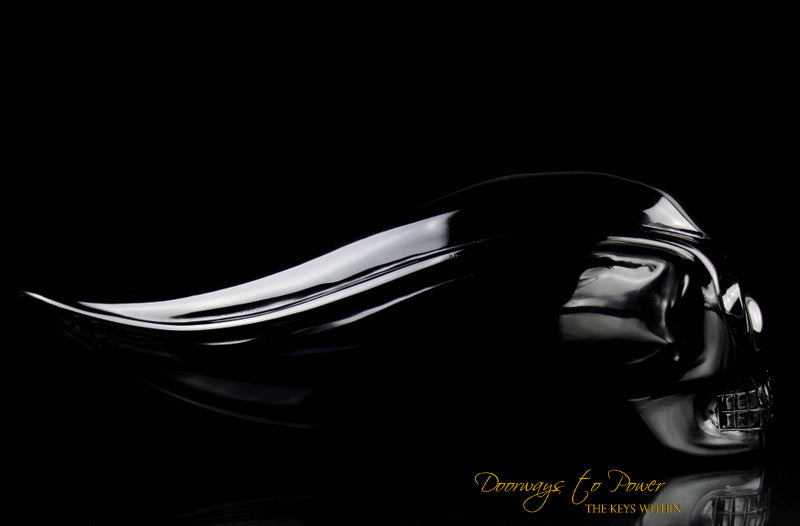 Black Obsidian Traveler Crystal Skull Leandro De Souza