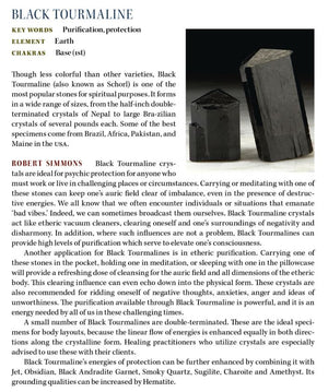 Powerful Black Tourmaline Pyrite Crystal Altar Stone "Energy Armor'