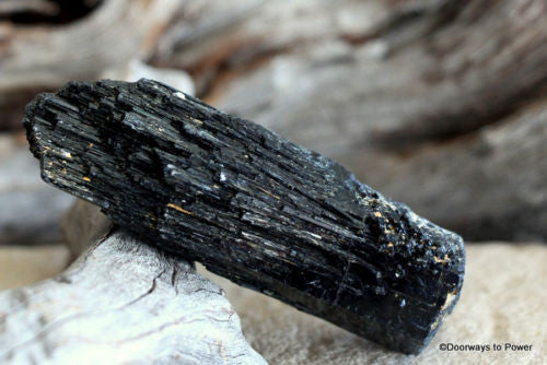 Black Tourmaline Crystal Rod