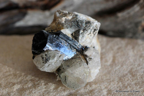 Black Tourmaline w/ Quartz