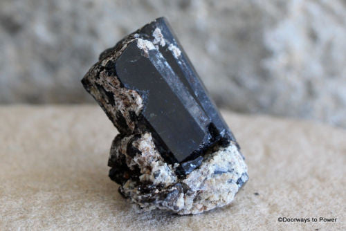 Black Tourmaline Specimen