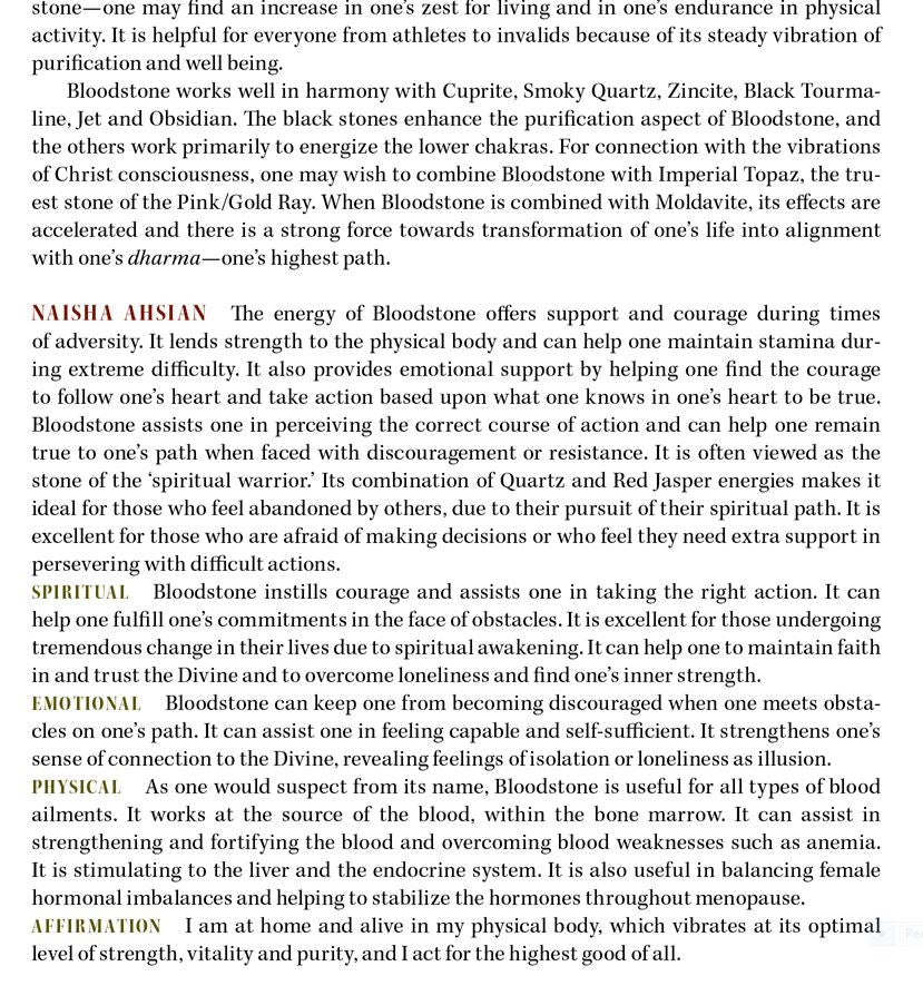 Bloodstone Metaphysical Properties