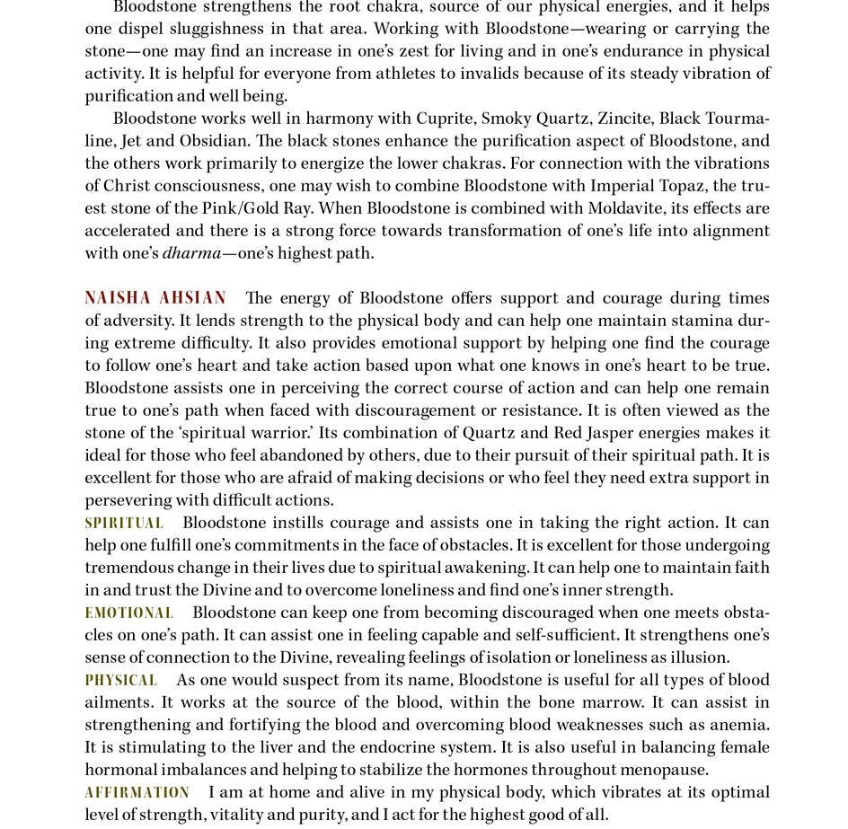 Bloodstone Metaphysical Properties
