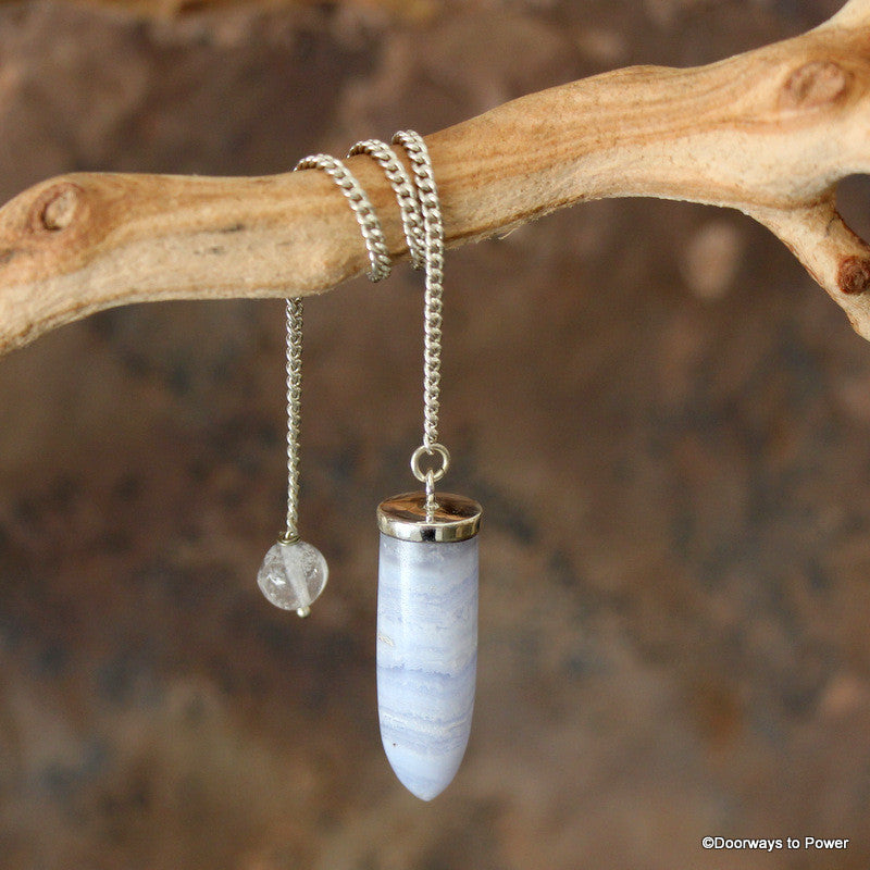 Blue Lace Agate Pendulum