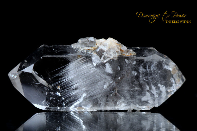 Brookite Manifestation Double Terminated Quartz Crystal
