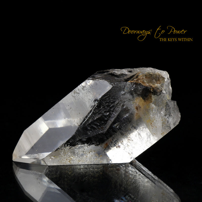 Brookite Manifestation Quartz Point with Record Keeper