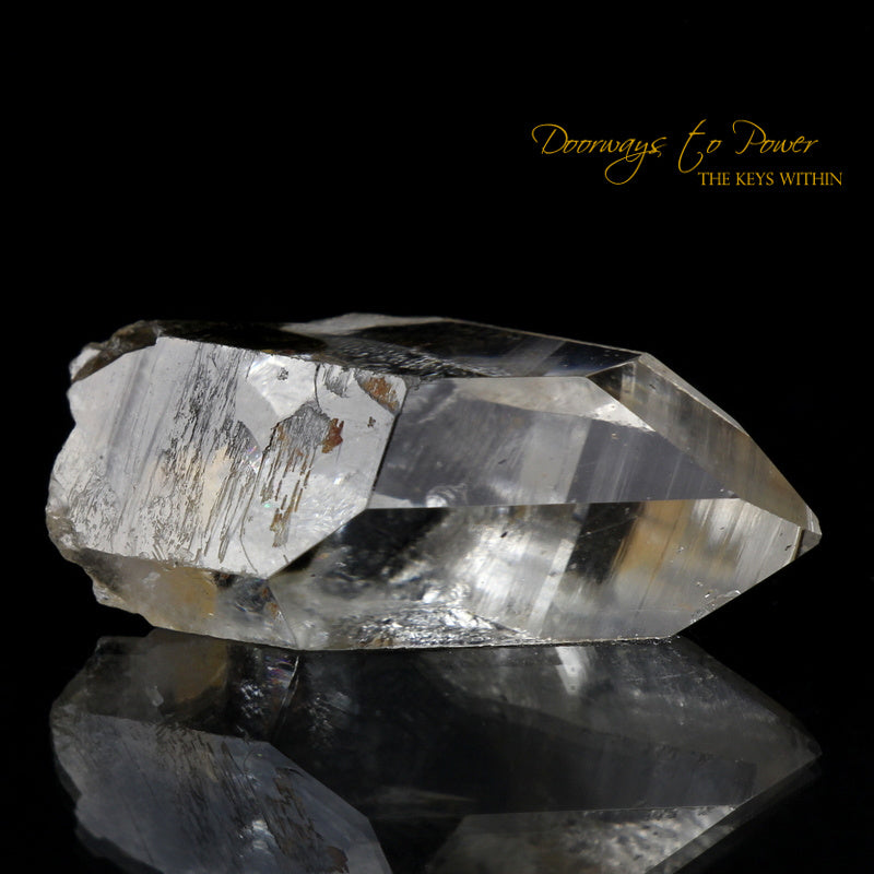 Brookite Manifestation Quartz Point with Record Keeper