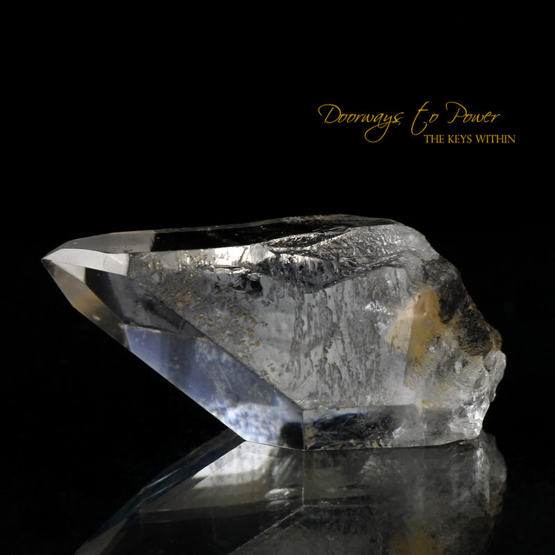 Brookite Manifestation Quartz Point with Record Keeper