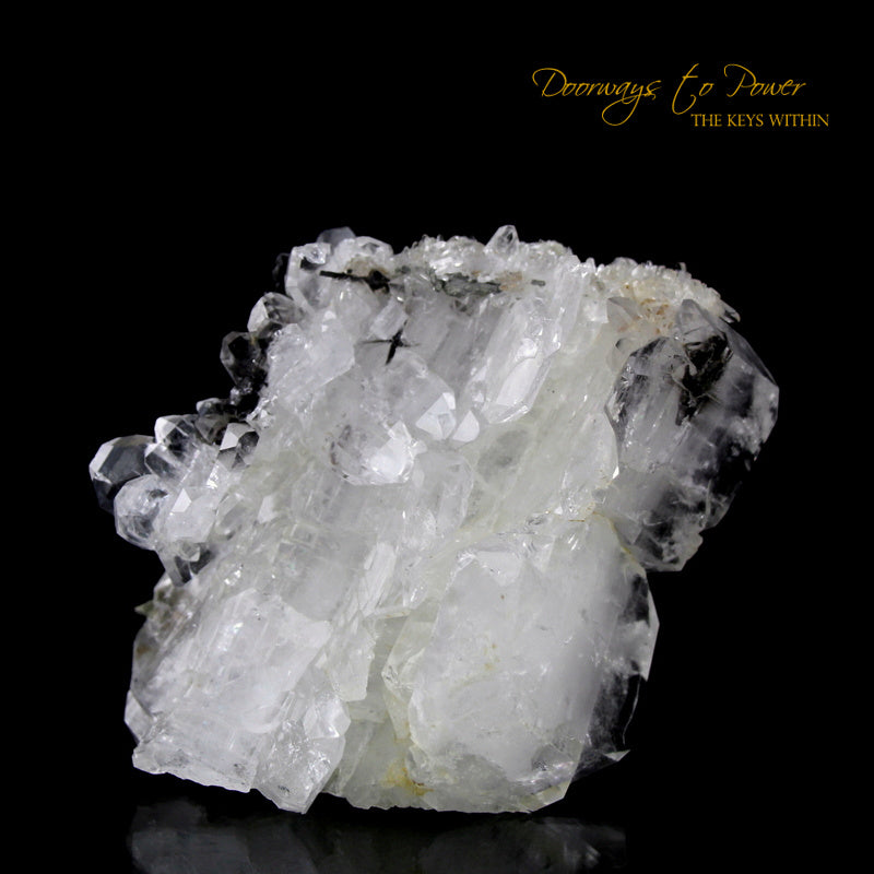 Brookite in Quartz Crystal Cluster Points 'Museum Quality' 