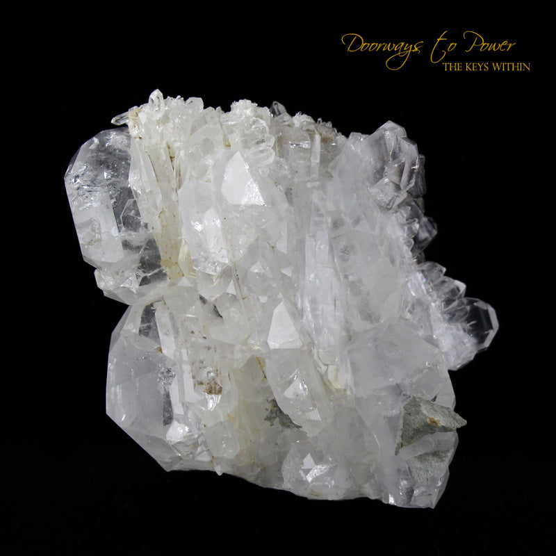 Brookite in Quartz Crystal Cluster Points 'Museum Quality' 