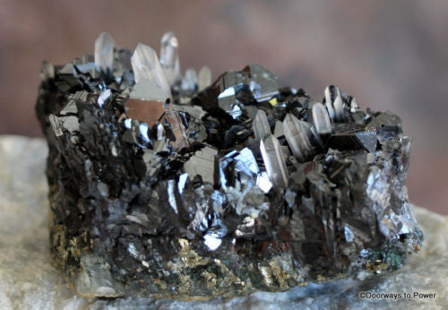 Shamanic Power Cluster w/ Galena, Quartz, Pyrite