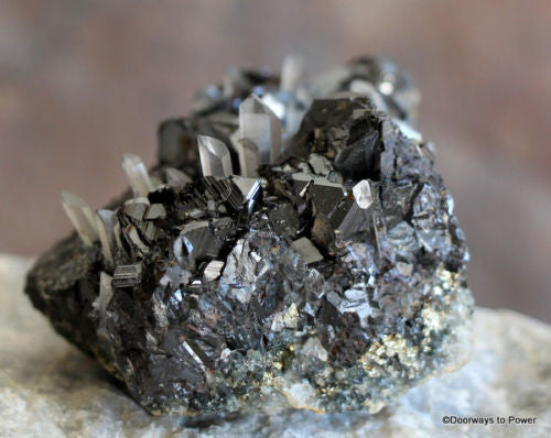 Shamanic Power Cluster w/ Galena, Quartz, Pyrite