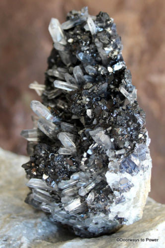 Shamanic Power Cluster w/ Galena, Quartz, Pyrite