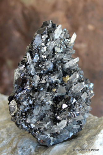 Shamanic Power Cluster w/ Galena, Quartz, Pyrite