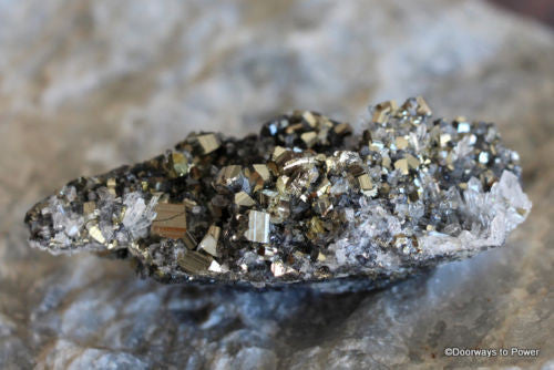 Shamanic Power Cluster w/ Galena, Quartz, Pyrite