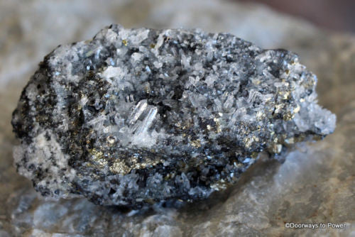Shamanic Power Cluster w/ Galena, Quartz, Pyrite