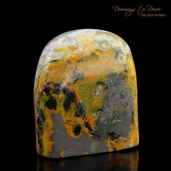 Bumble Bee Jasper Crystal Altar Stone
