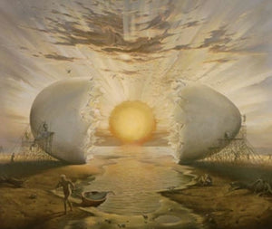 Charoite Cosmic Egg Crystal 'Bird of Light' 