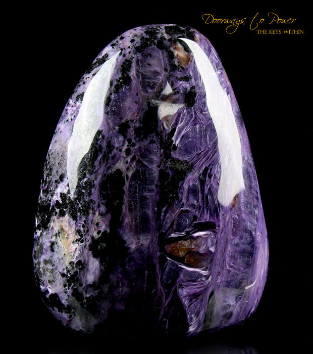 Charoite Crystal Altar Stone