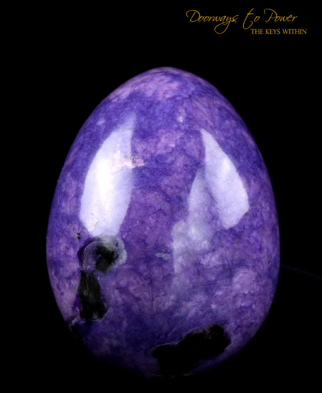 Charoite Cosmic Egg Crystal 'Bird of Light' 