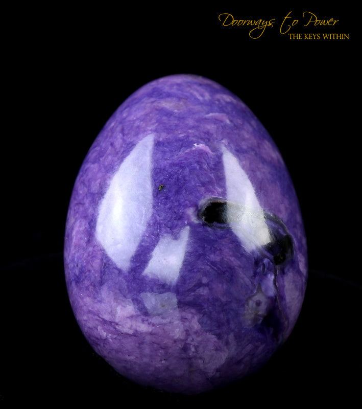 Charoite Cosmic Egg Crystal 'Bird of Light' 