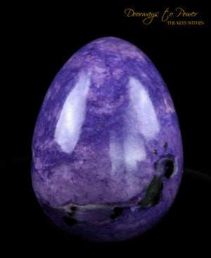 Charoite Cosmic Egg Crystal 'Bird of Light' 