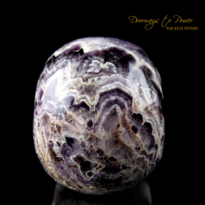 Chevron Amethyst Crystal Skull 'Mouth of God' by Leandro De Souza 