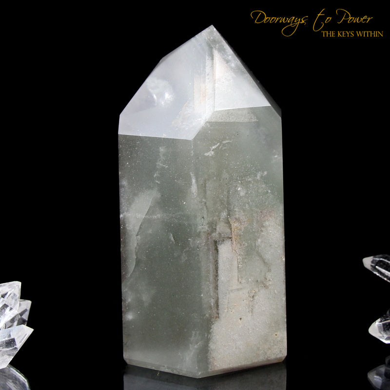 Chlorite Phantom Temple Heart Dow Master Crystal Point