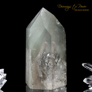 Chlorite Phantom Temple Heart Dow Master Crystal Point