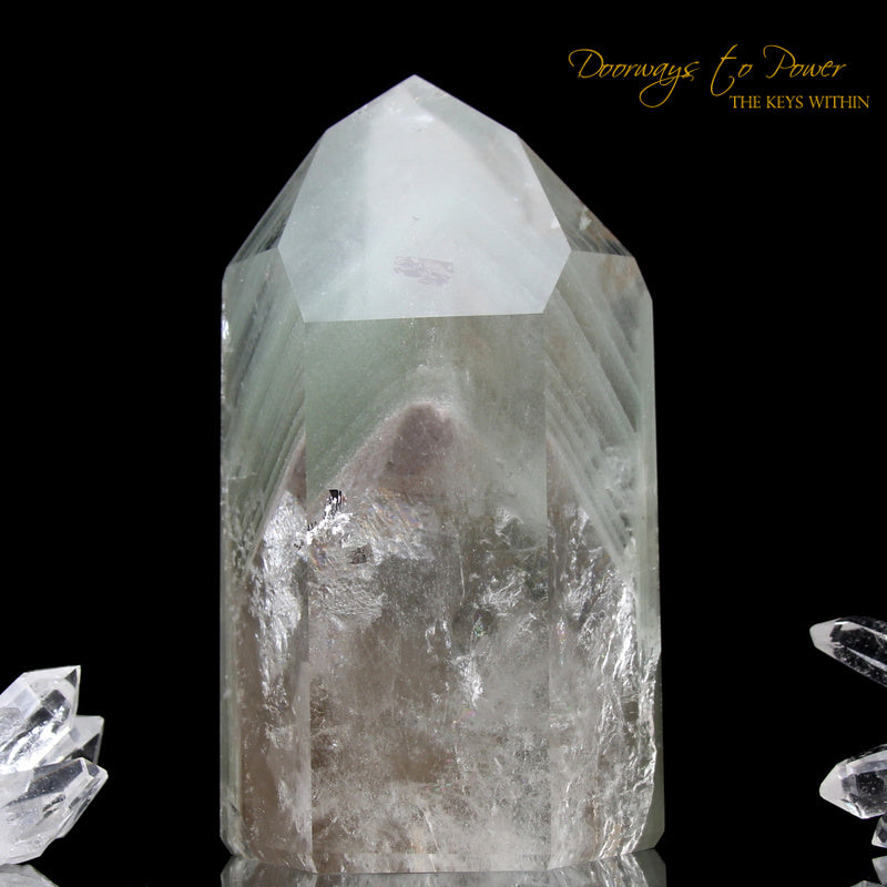 Chlorite Phantom Temple Heart Dow Master Crystal Point