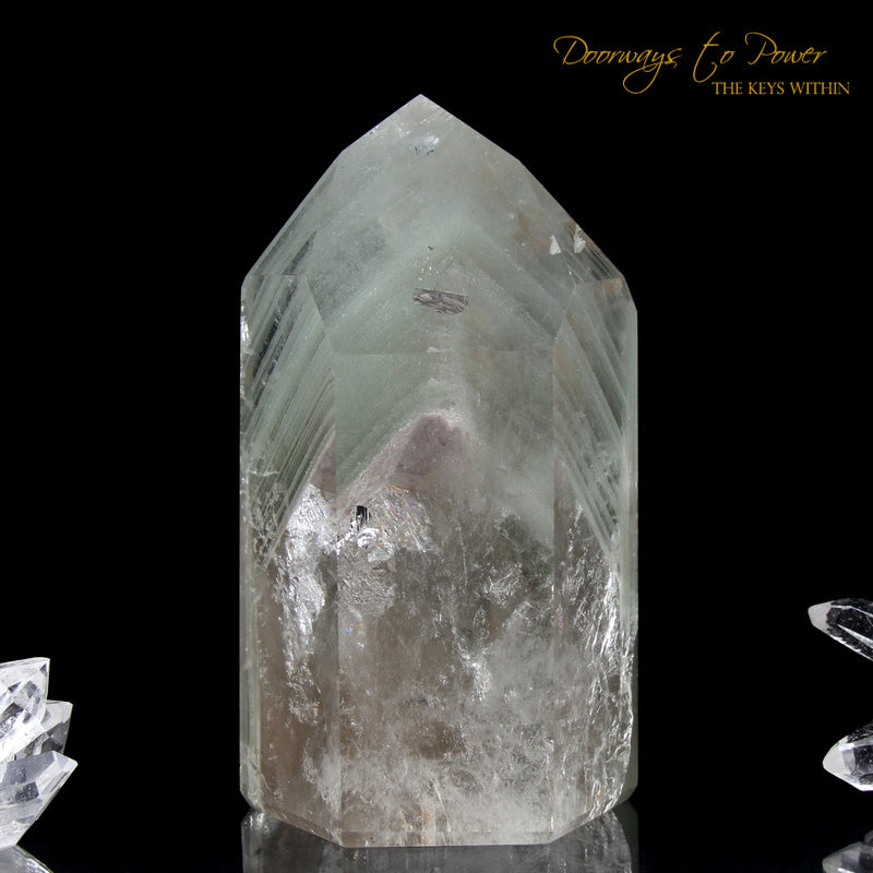 Chlorite Phantom Temple Heart Dow Master Crystal Point